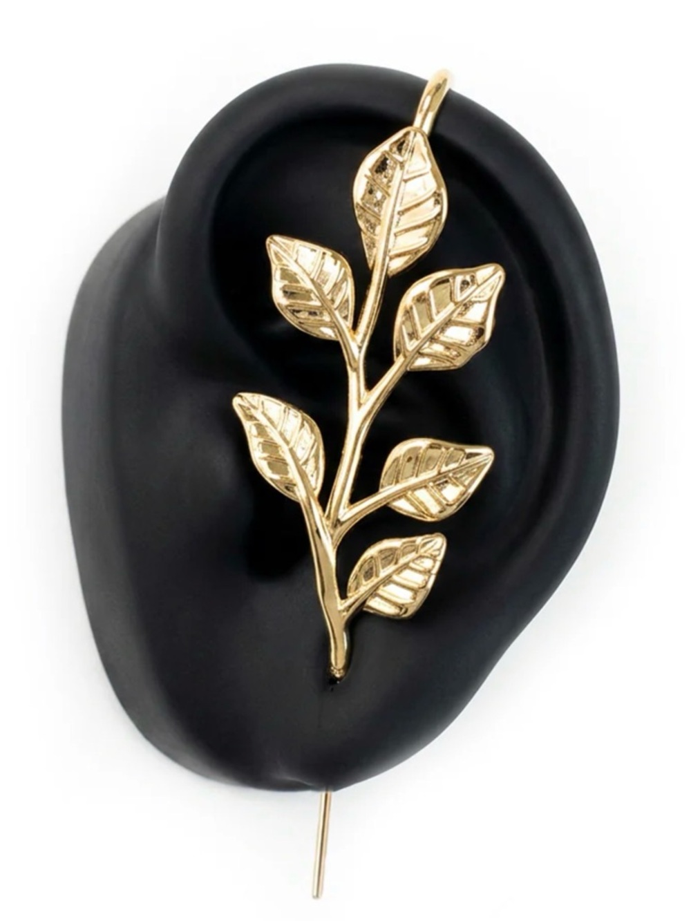 Oreylo Gold Leaf Branch Ear Cuff - Single